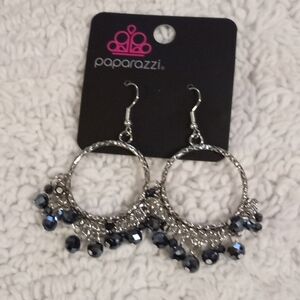 As if by Magic Blue Earrings. NWT